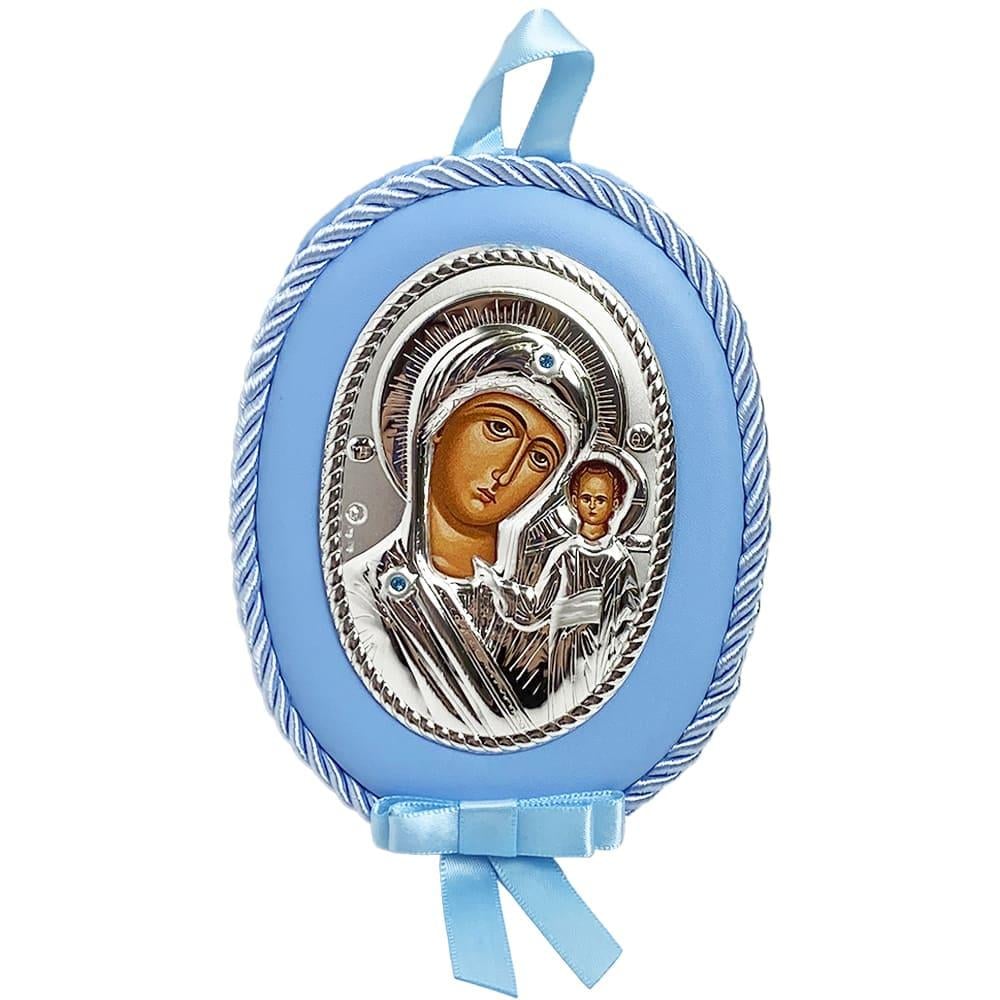 Икона детская Богородица Казанская 12,5х9,5 см (MA/D1106-LC)