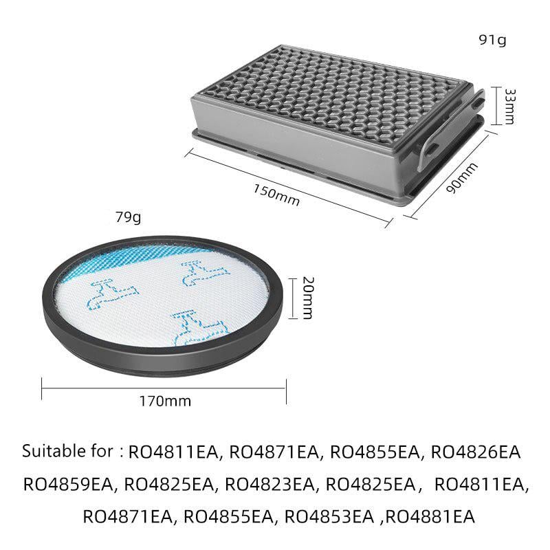 Набор фильтров для пылесоса Rowenta Compact Power XXL RO48 (ZR780000) - фото 3