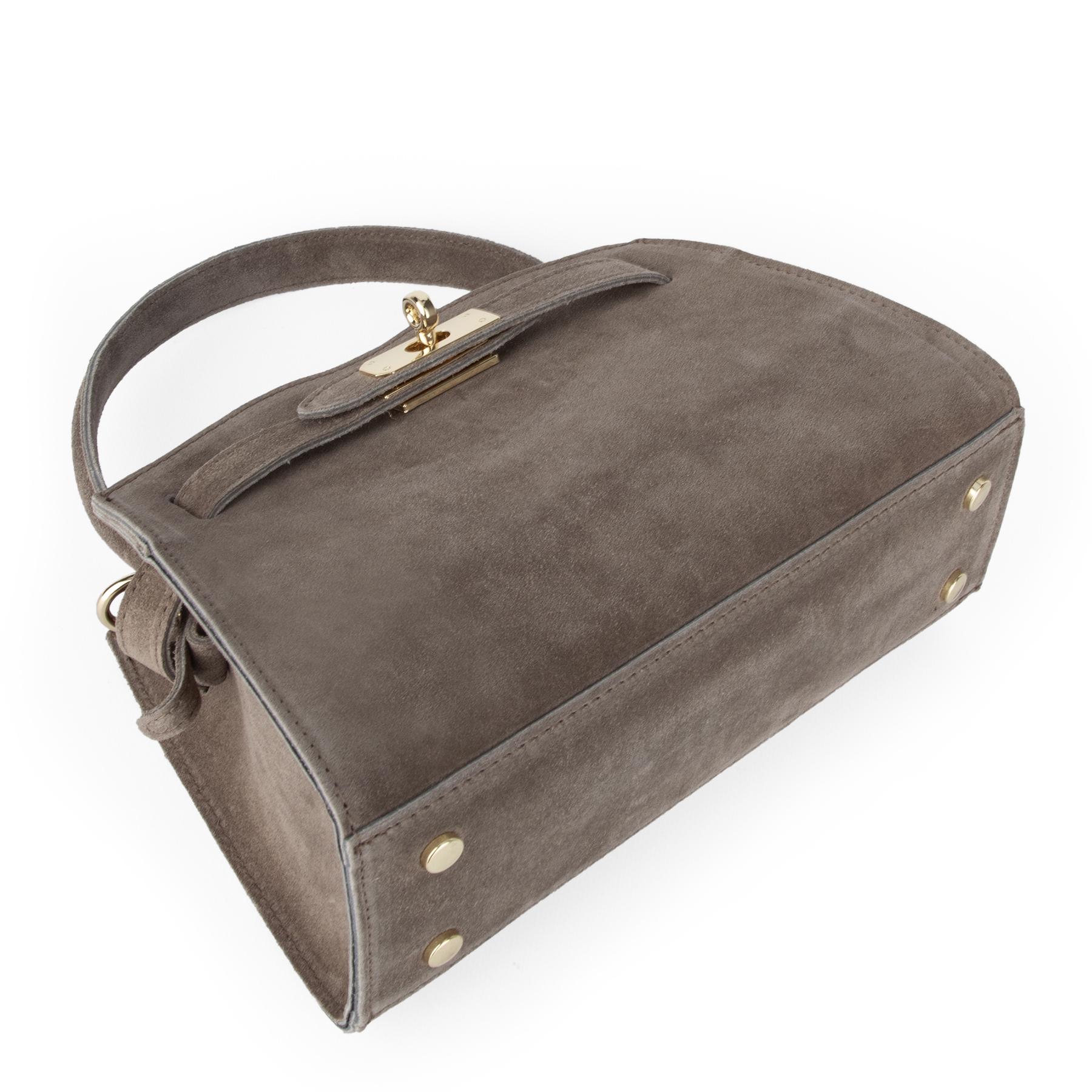 Сумка женская замшевая Virginia Conti 03737 Тауп (2686523222) - фото 3