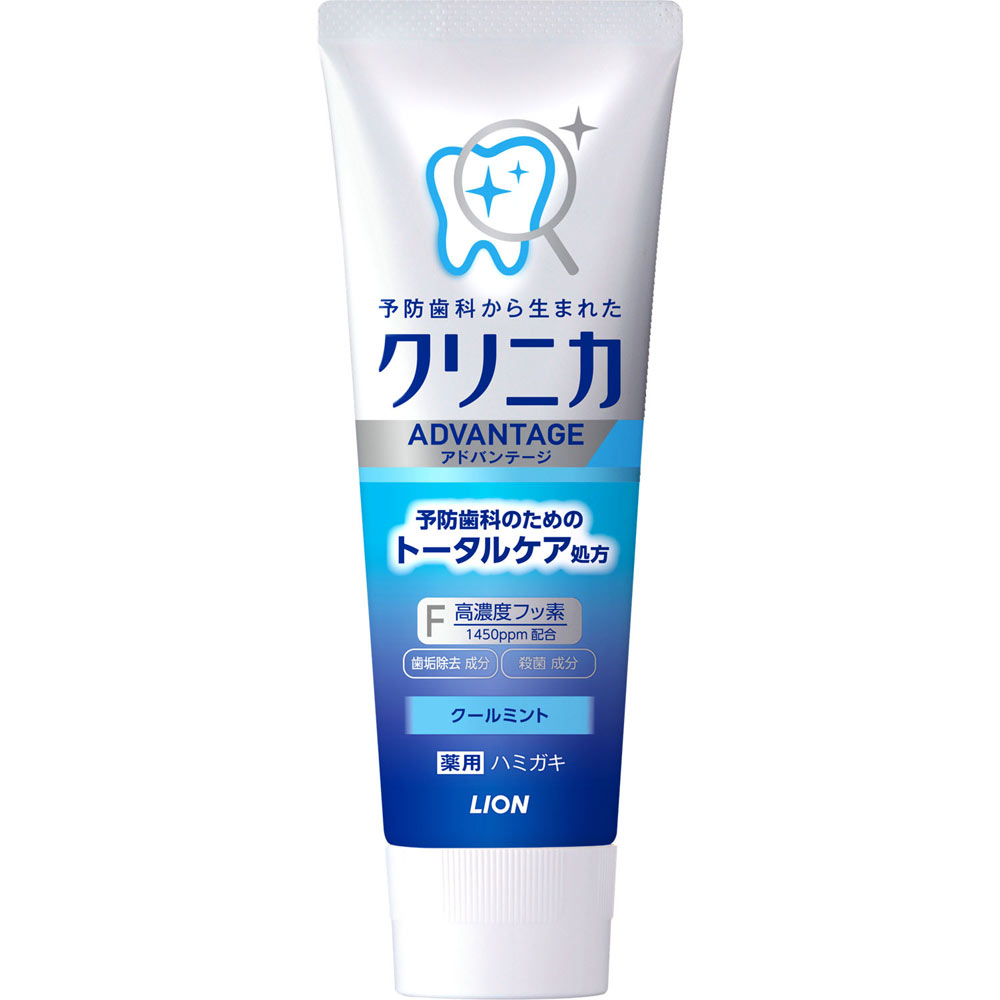 Зубная отбеливающая паста Lion Clinica Advantage Cool Mint с охлаждающим вкусом мяты 130 г (241430)