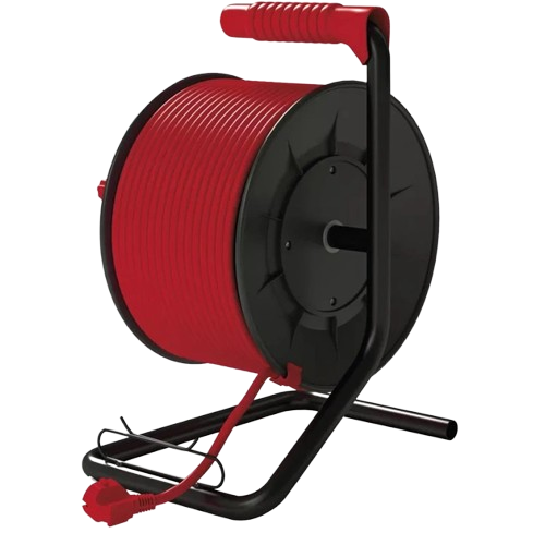 Удлинитель на катушке Emos P092251 16А 4 розетка кабель 25 м погрузка до 3680 Вт Красный (29876161) - фото 2 Удлинитель на катушке Emos P092251 16А 4 розетка кабель 25 м погрузка до 3680 Вт Красный (29876161) - фото 2