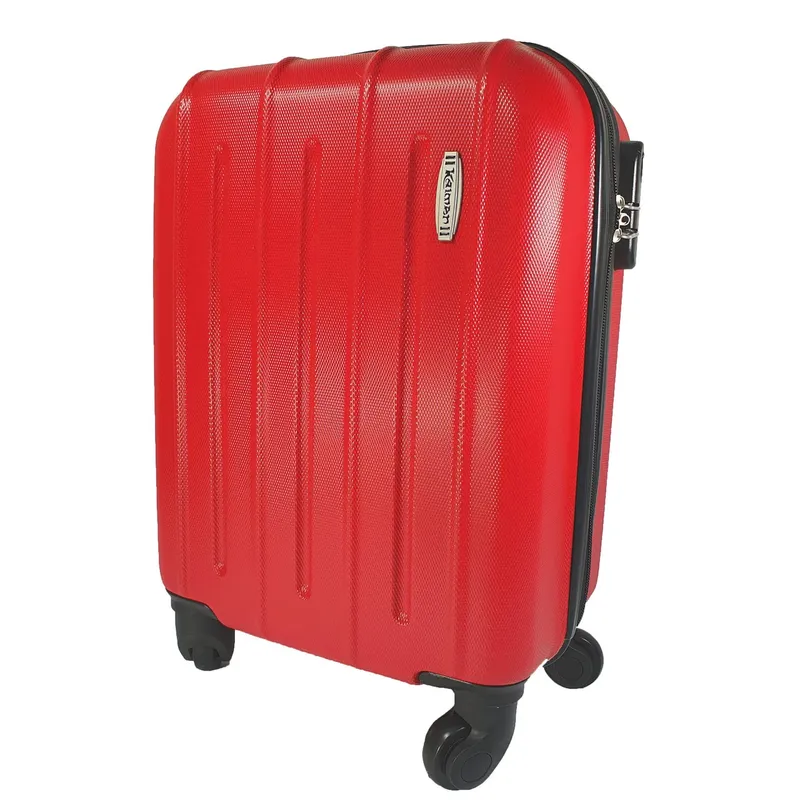Валіза пластикова KAIMAN 13021 ручна поклажа 40x30x20 см Червоний - фото 1 Валіза пластикова KAIMAN 13021 ручна поклажа 40x30x20 см Червоний - фото 1