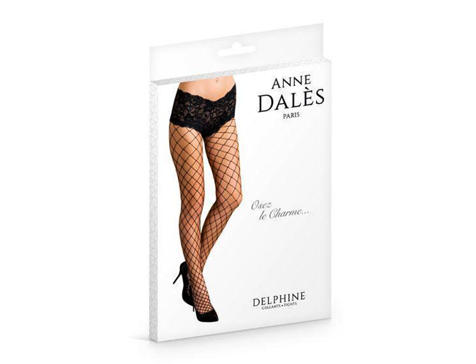 Колготки сеткой Anne De Ales Delphine р. 3 Черный (SO1941)
