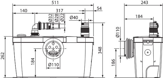 Канализационная станция Wilo-HiSewlift 3-15 (4191675) - фото 4