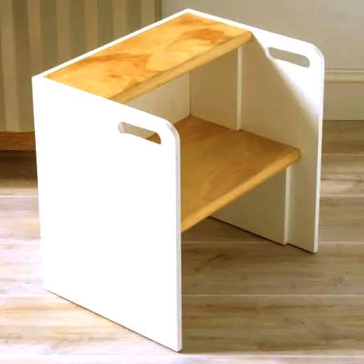 Скамейка-ступенька из дерева Фишер Зефир/Карри (ССТ-00972003)