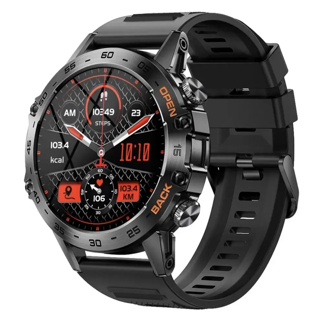 Смарт-годинник LEMFO K52 силіконовий ремінець Black (16360) Смарт-годинник LEMFO K52 силіконовий ремінець Black (16360)