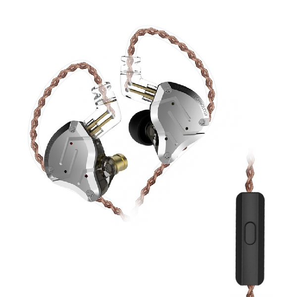 Наушники KZ ZS10 Pro Mic Black (1192310)