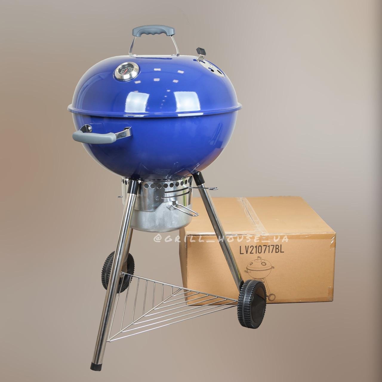 Гриль-барбекю угольный LV210717BL Синий (1846830315) - фото 2 Гриль-барбекю угольный LV210717BL Синий (1846830315) - фото 2