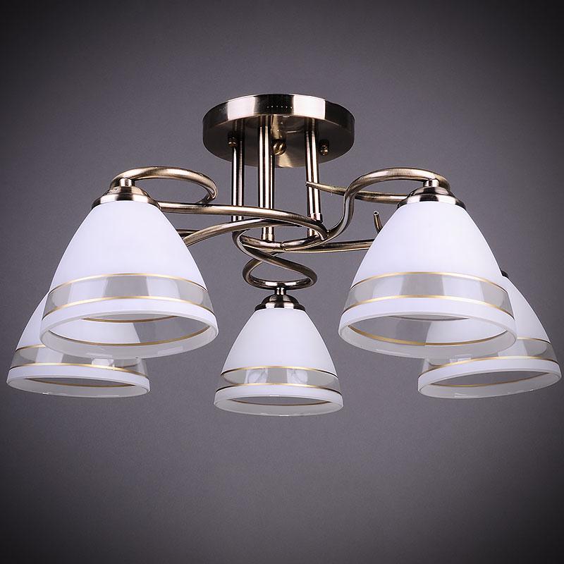 Потолочная люстра Light House DL-17342/5 AB Бронзовый Потолочная люстра Light House DL-17342/5 AB Бронзовый