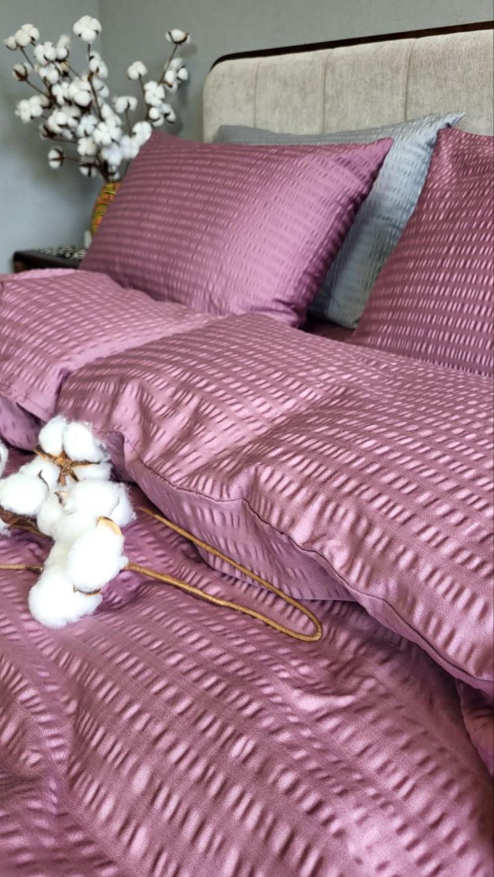 Комплект постельного белья Кис S2015 сатин Premium Gofre полуторный/наволочки 50х70/70х70 см (6504) - фото 6 Комплект постельного белья Кис S2015 сатин Premium Gofre полуторный/наволочки 50х70/70х70 см (6504) - фото 6