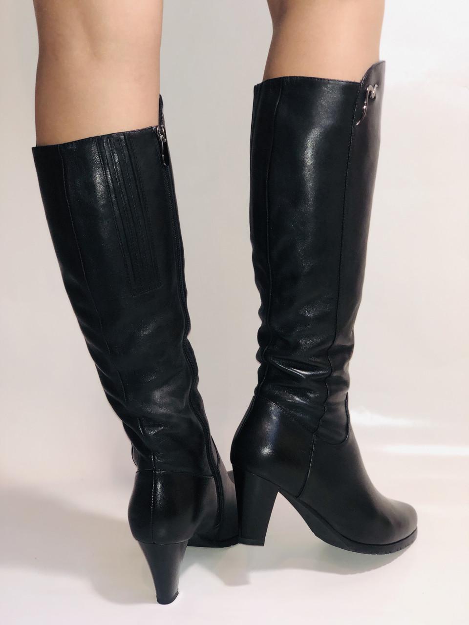 Сапоги женские зимние Molka р. 38 24,5 см Черный (2432) - фото 10