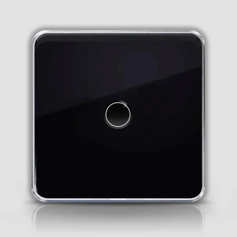 Вимикач сенсорний Tuya WiFi 1 клавіша Чорний Вимикач сенсорний Tuya WiFi 1 клавіша Чорний