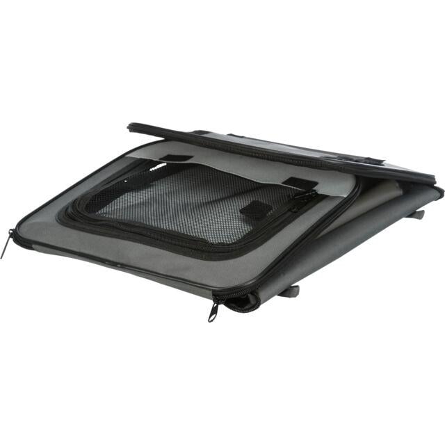 Переноска мобільна Trixie для собак M Темно-сірий/Світло-сірий (TX-39704) - фото 4