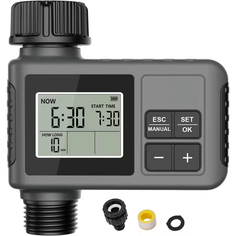 Таймер полива RIAS SGW01 с LCD-дисплеем и функцией задержки дождя 3 4" Black (3_08557) Таймер полива RIAS SGW01 с LCD-дисплеем и функцией задержки дождя 3 4" Black (3_08557)