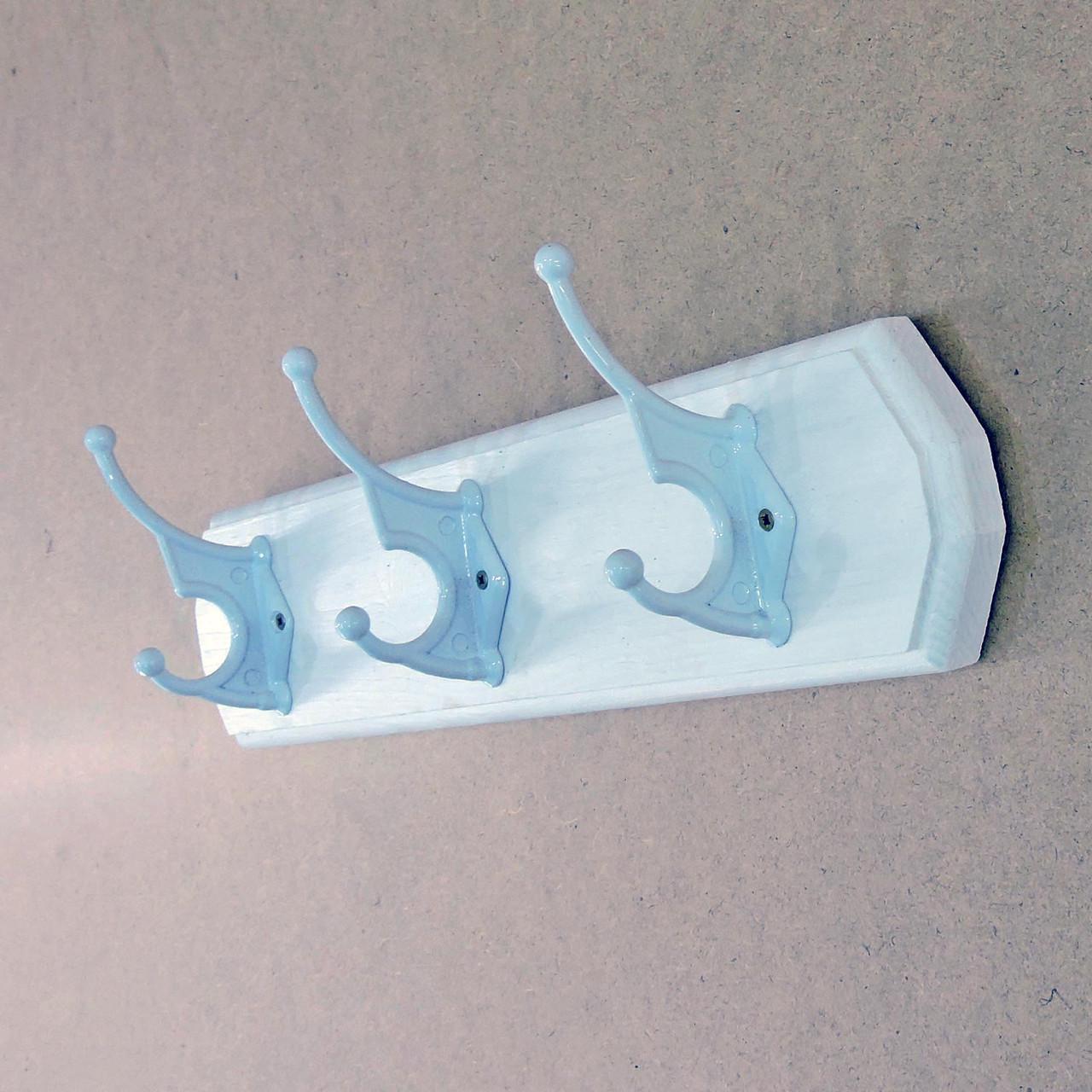 Вешалка для одежды из дерева Гатино 3 Зефир (ВДО-301520)