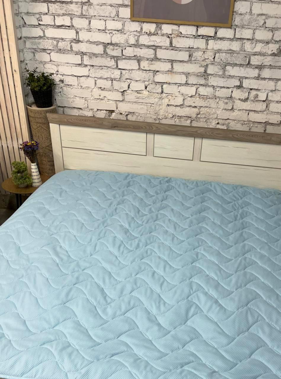 Одеяло летнее 155х210 см Голубой (Д-al-lito-kovdra25-005) - фото 5