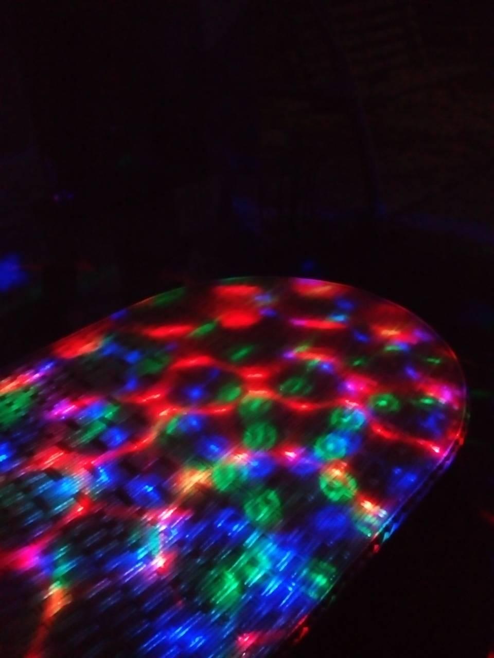 Лампа светодиодная Диско 16х8 см 220 Вт Мультиколор (150-41-диск 1860-02) - фото 4