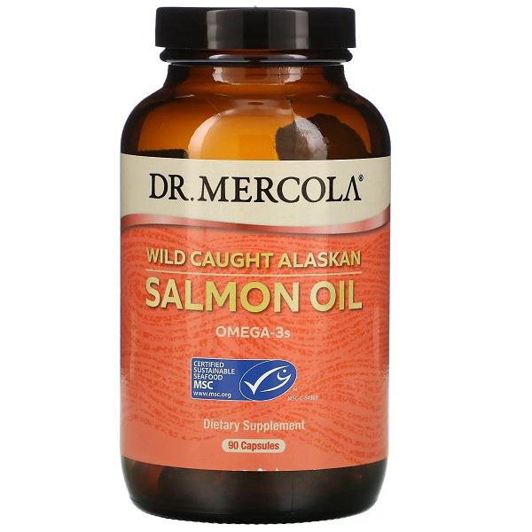 Жир лосося Dr. Mercola Salmon Oil 90 капс. (000021402)