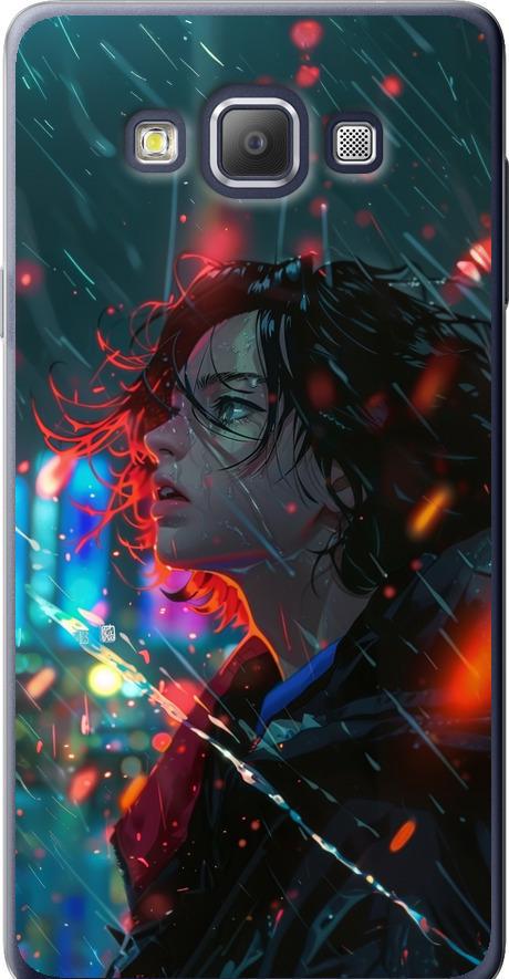 Чехол на Samsung Galaxy A7 A700H Ночные огни (6096u-117-42517)