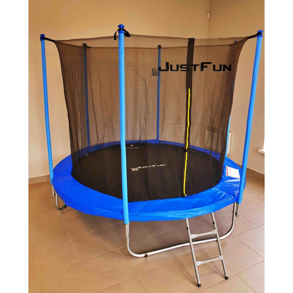 Батут Just Fun 244 см Синий - фото 6