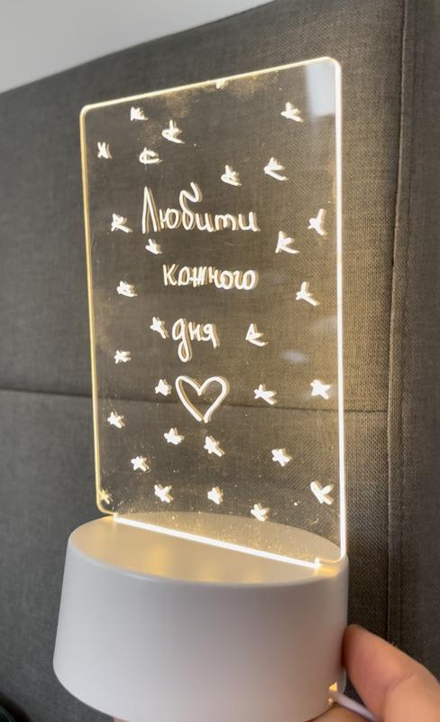 Світильник-нічник з дошкою для нотаток Sweet Dreams LAMP500 USB 3в1 12,5х17,5 см - фото 3 Світильник-нічник з дошкою для нотаток Sweet Dreams LAMP500 USB 3в1 12,5х17,5 см - фото 3