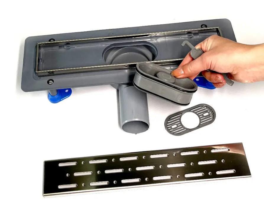 Душовий канал з решіткою MAXIFLOW Prime Legal Дощ 50 см (4024.0Y050K.050.1) - фото 2