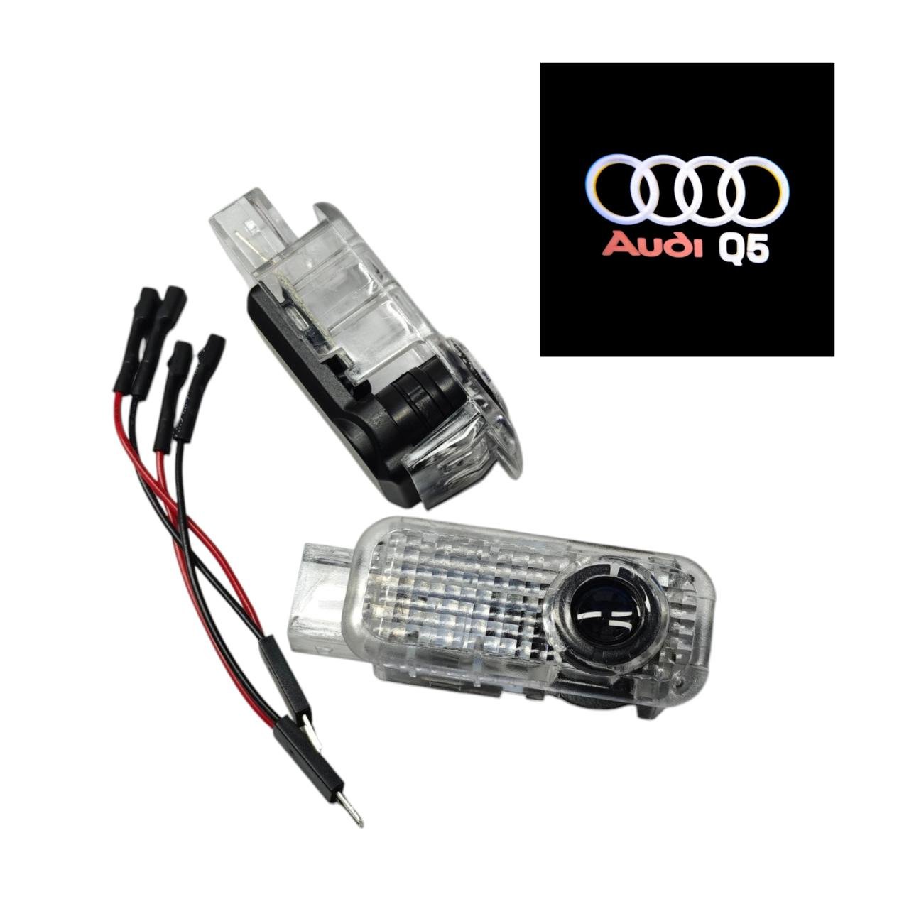 Підсвічування на двері автомобіля світлодіодне VIP штатне з логотипом Audi Q5 (2299401083) - фото 3 Підсвічування на двері автомобіля світлодіодне VIP штатне з логотипом Audi Q5 (2299401083) - фото 3