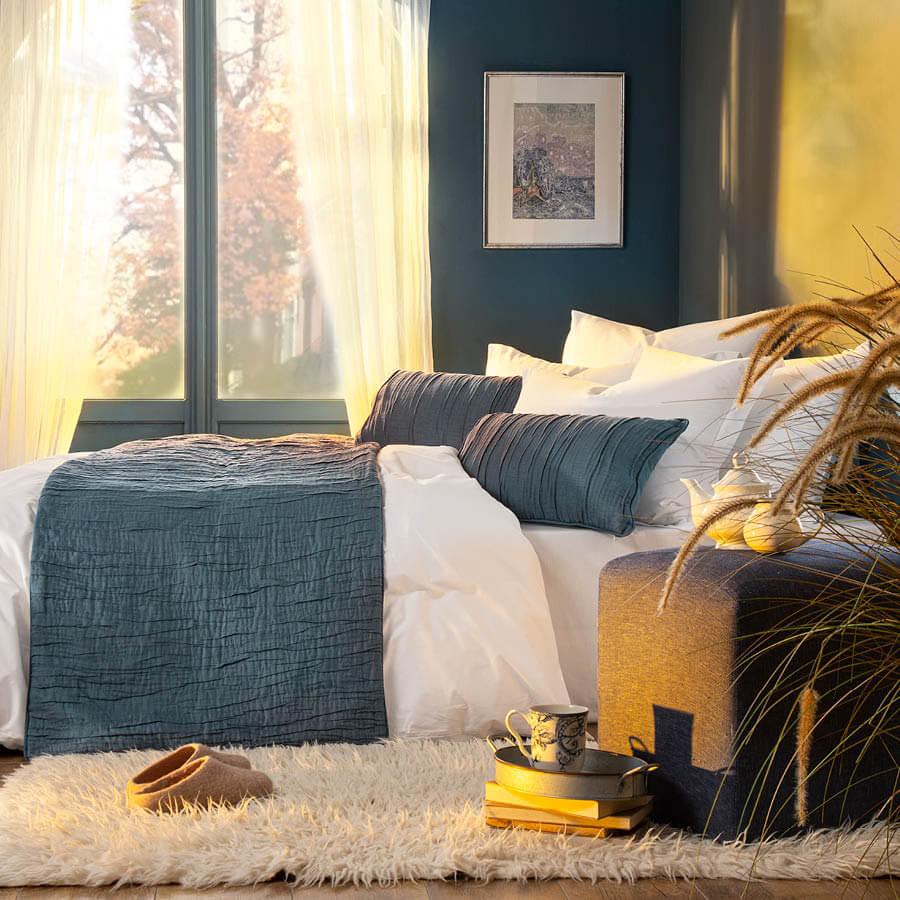 Покривало раннер з наволочками Penelope Alice petrol петроль 70х250+35х55 (svt-2000022278911) - фото 3 Покривало раннер з наволочками Penelope Alice petrol петроль 70х250+35х55 (svt-2000022278911) - фото 3