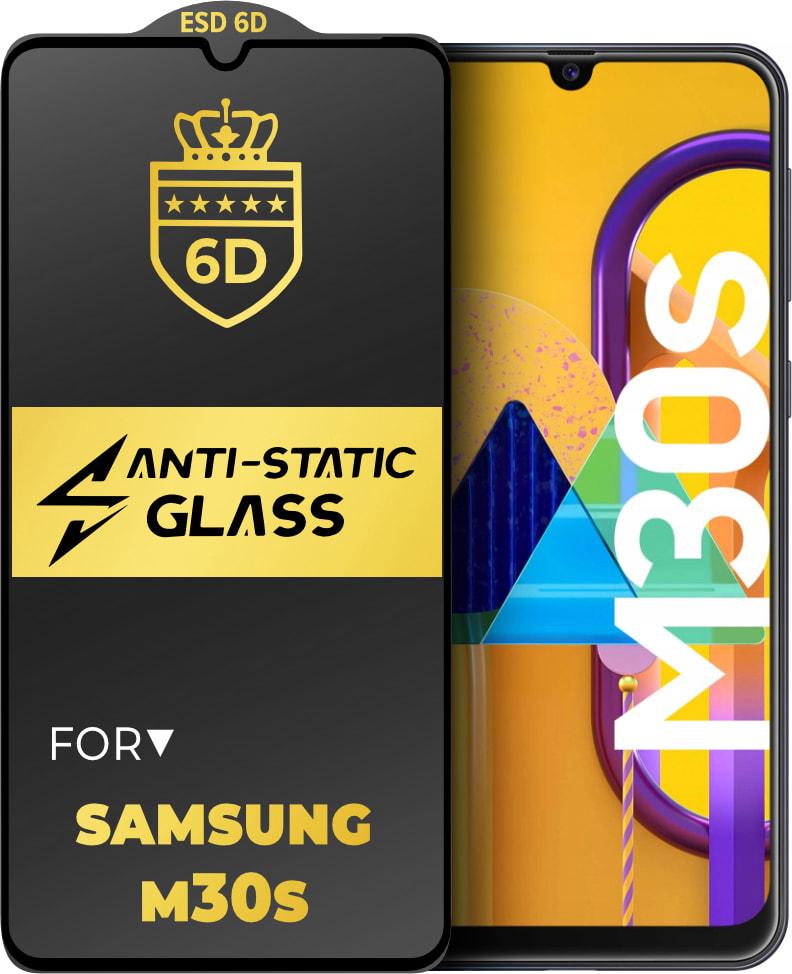 Стекло защитное 6D Anti-Static Samsung Galaxy M30s M307 Glass Shield (34187)