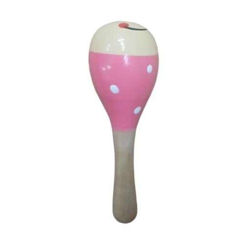 Деревянная игрушка Маракас Розовый (MD 2192)