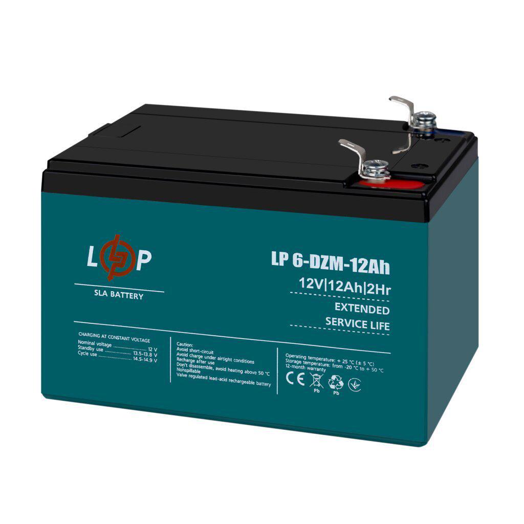 Аккумулятор свинцово-кислотный тяговый LogicPower 6-DZM-12 Ah (29879751) Аккумулятор свинцово-кислотный тяговый LogicPower 6-DZM-12 Ah (29879751)