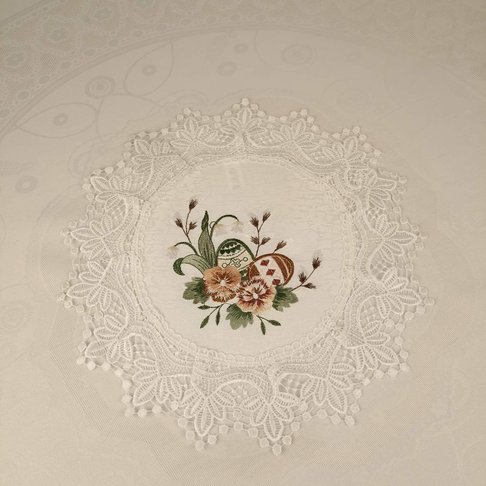 Салфетка пасхальная YM30232A-3 d 30 см (CN37787)