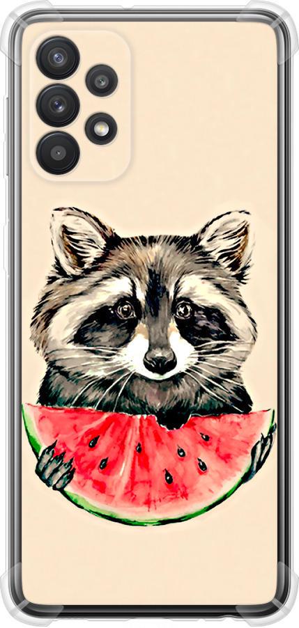 Чехол на Samsung Galaxy A32 A325F Енотик с арбузом (4605sp-2204-42517) Чехол на Samsung Galaxy A32 A325F Енотик с арбузом (4605sp-2204-42517)