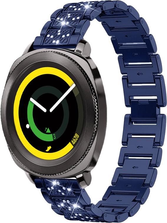 Браслет металлический Glam для Samsung Gear Sport Blue (32799-28)