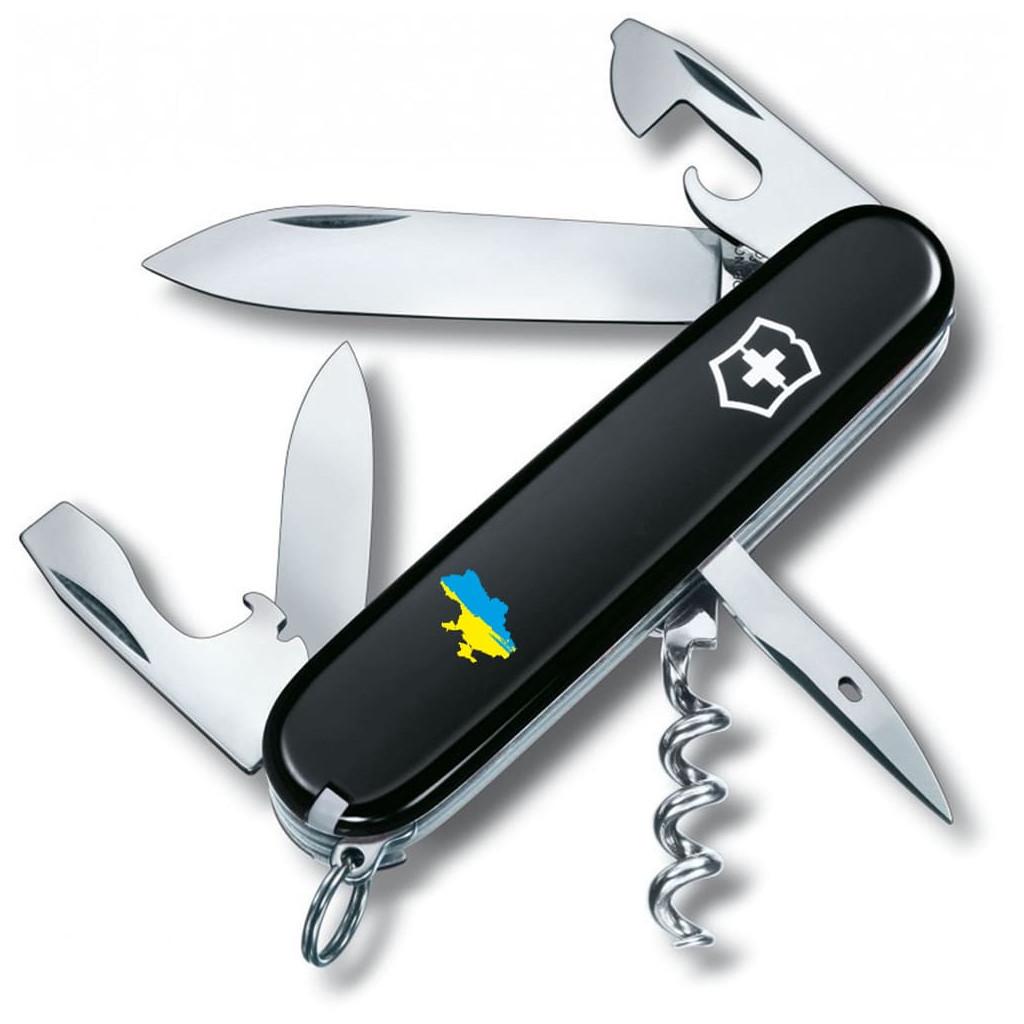 Туристический нож Victorinox Spartan Ukraine Карта Украины Black (1.3603.3_T1166u) Туристический нож Victorinox Spartan Ukraine Карта Украины Black (1.3603.3_T1166u)