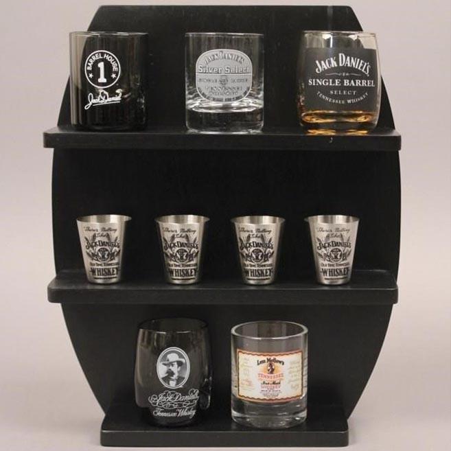 Полка для рюмок из дерева Холден Венге (ПДШ-005312)