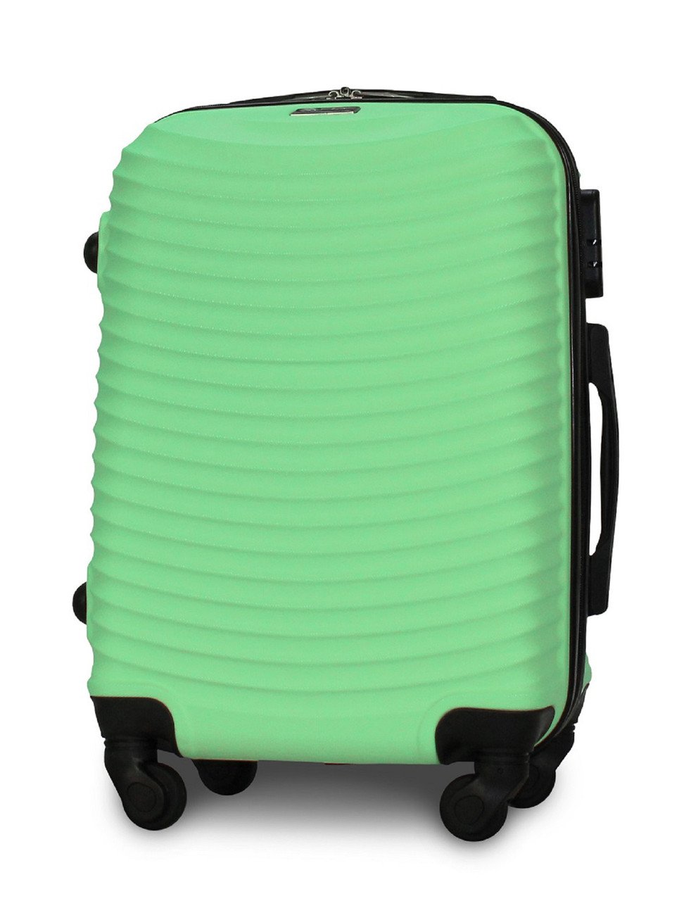 Чемодан ручная кладь Fly 1053 малый на 4 колесах 55х38х23 см Мятный