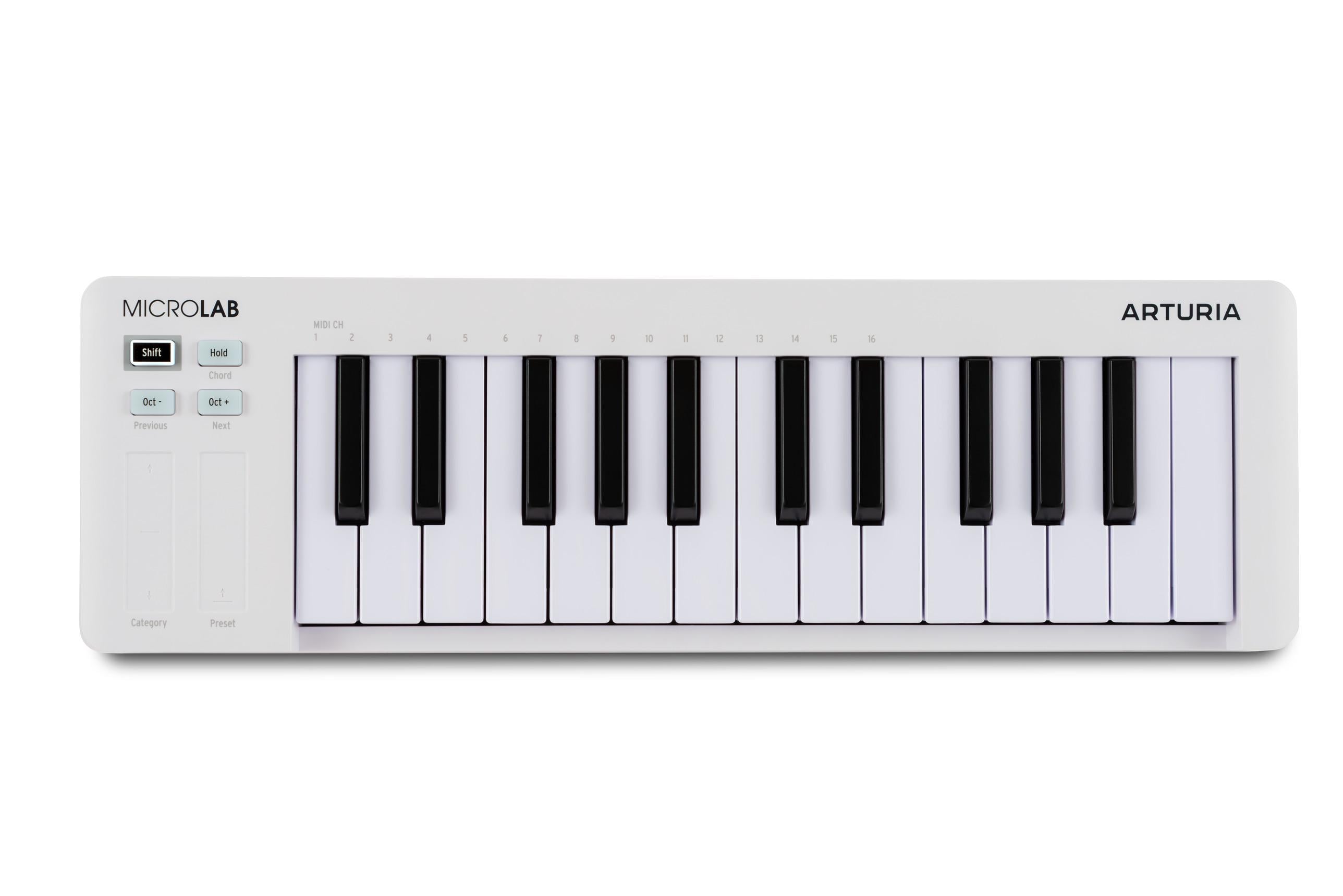 MIDI-клавиатура Arturia MicroLab mk3 White (27229543)