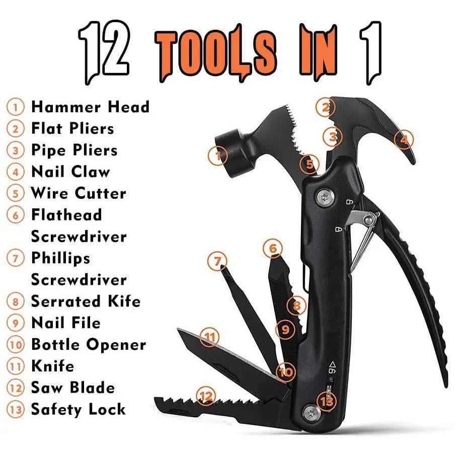 Мультитул-молоток Traveler MS-035 12в1 Black (00000010848) - фото 3 Мультитул-молоток Traveler MS-035 12в1 Black (00000010848) - фото 3