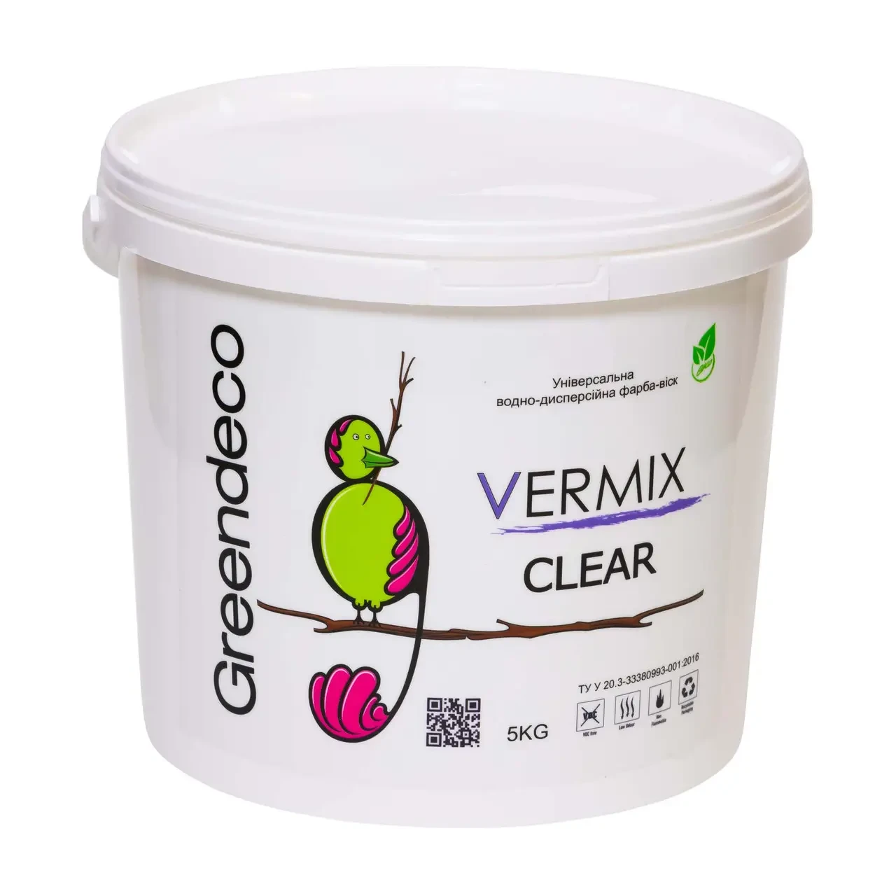 Віск матовий Greendeco Vermix Clear 5 кг - фото 1