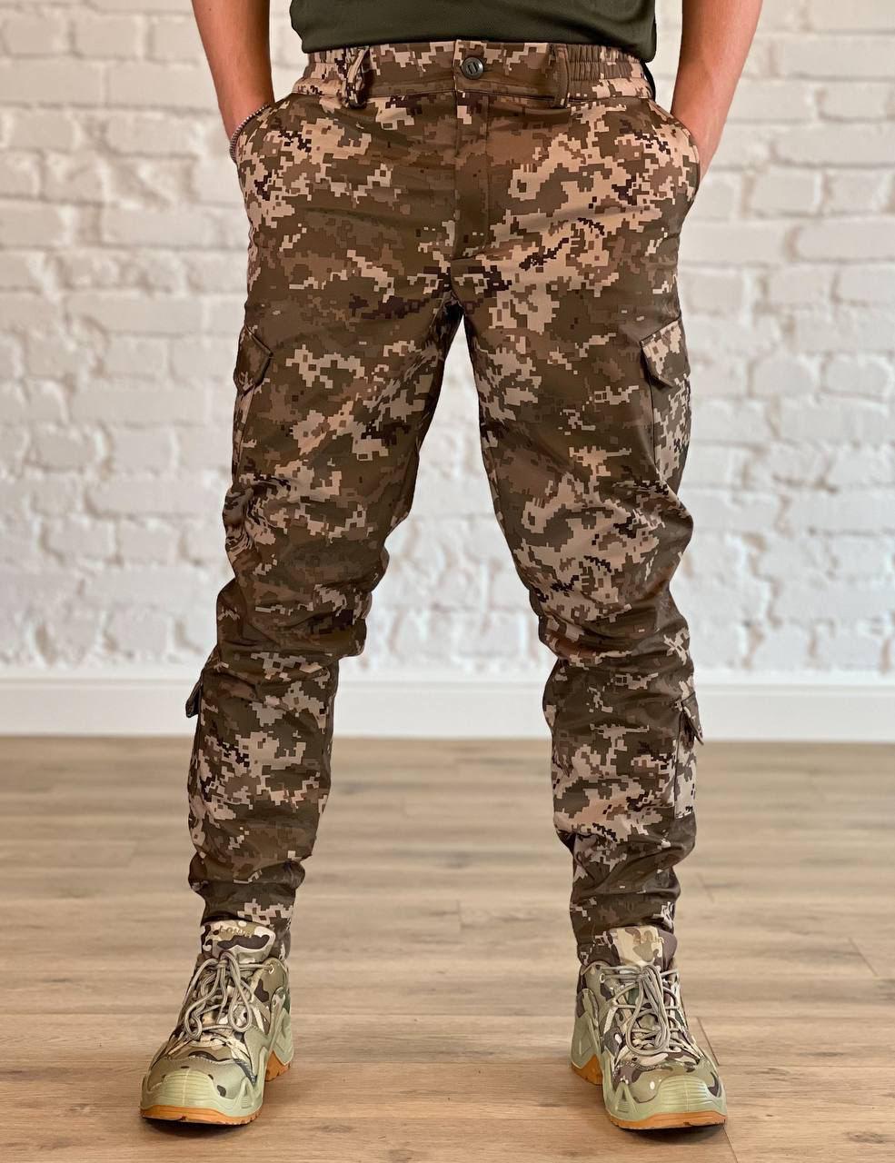 Штаны камуфляжные SoftShell XL р. 52 Пиксель (194-3)