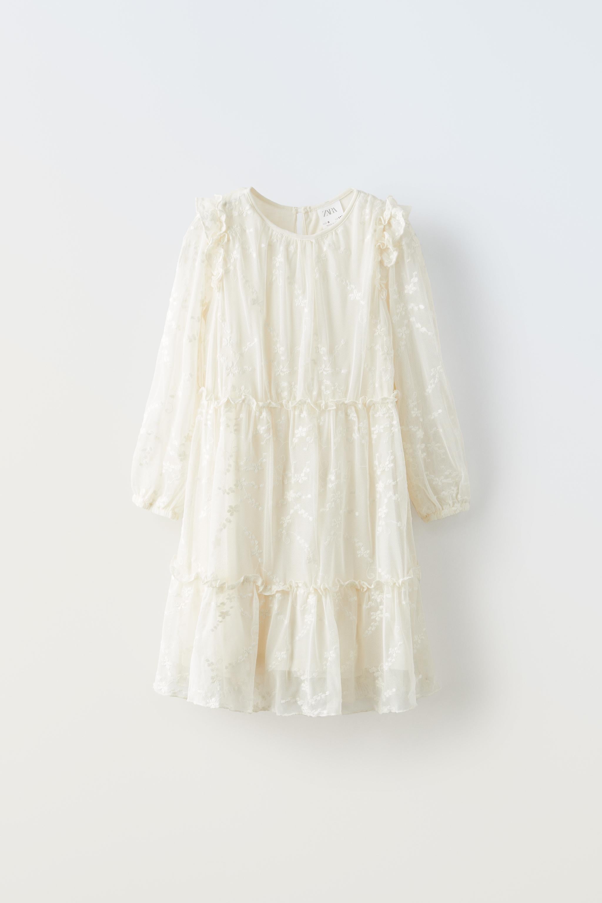 Платье для девочки Zara 164 см Белый (9006730712)