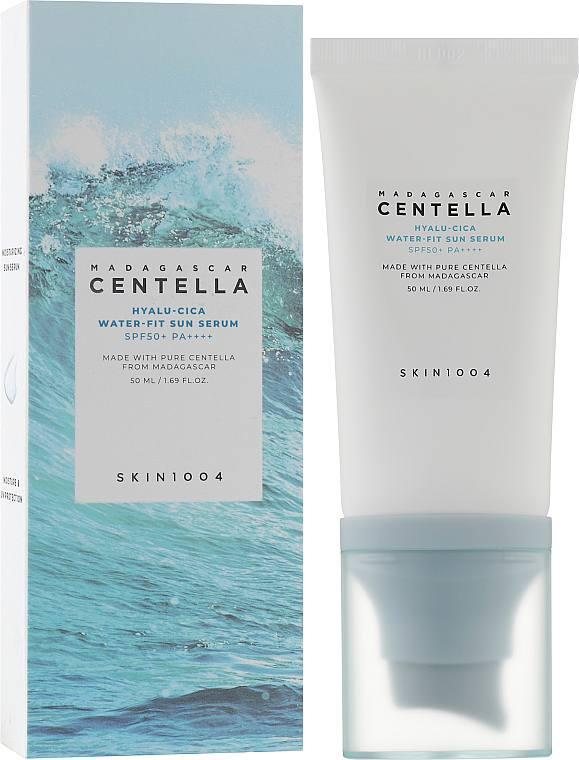 Солнцезащитный увлажняющий крем SKIN1004 Madagascar Centella Hyalu-Cica Water-Fit Sun Serum SPF50+ PA++++ 50 мл (3043815464)