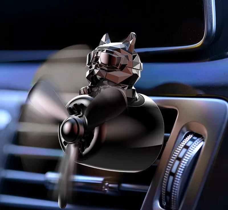 Ароматизатор для авто Пилот Бульдог многоразовый на решетку Бронзовый (1753721281) - фото 2 Ароматизатор для авто Пилот Бульдог многоразовый на решетку Бронзовый (1753721281) - фото 2