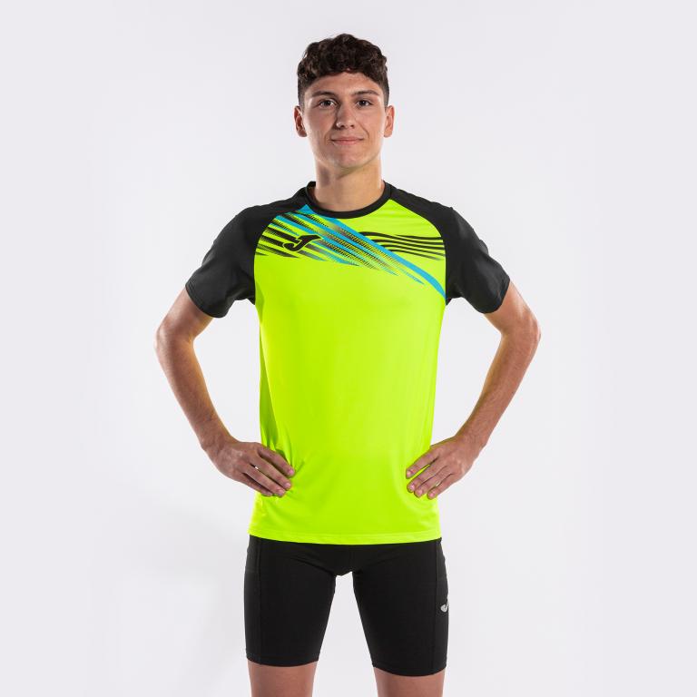 Футболка Joma 103101.061 Elite X Short Sleeve T-Shirt M Fluor Yellow/Black (8445757289674)