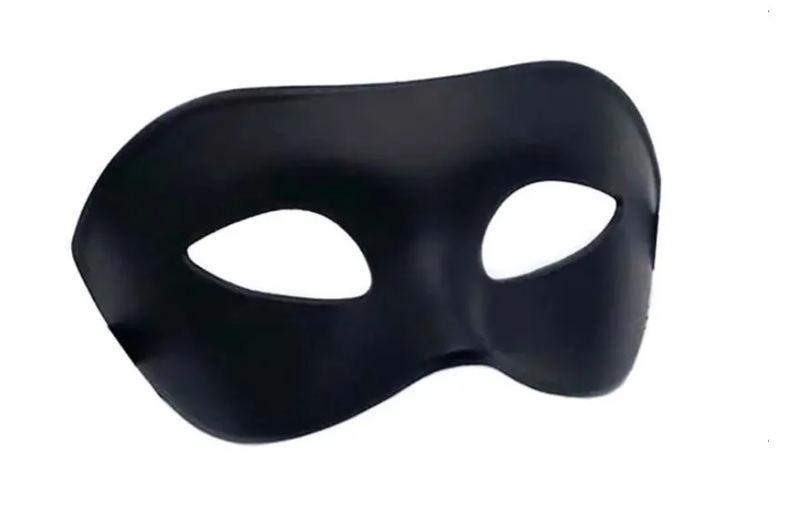 Маска венецианская карнавальная Черный Маска венецианская карнавальная Черный