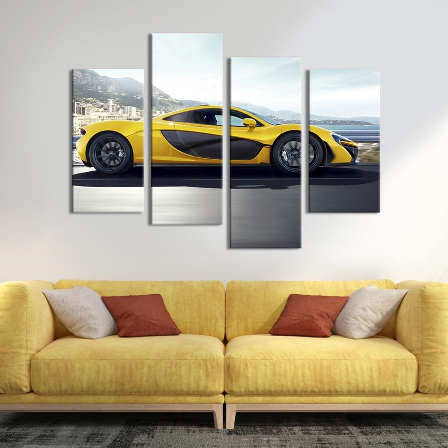 Картина на холсте Мощная модель авто McLaren P1 149x106 см (1370-42)