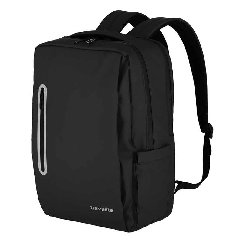 Міський рюкзак Travelite Basics Boxy з відділенням для ноутбука 15" 19 л Black (TL096341-01)