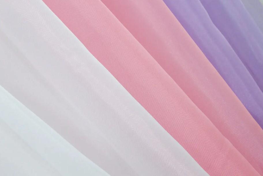 Штори кухонні шифон 300х170 см Бузковий/ Рожевий/Білий (054к) - фото 4 Штори кухонні шифон 300х170 см Бузковий/ Рожевий/Білий (054к) - фото 4