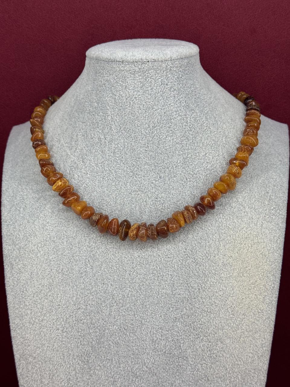Бусы из янтаря лечебные 46 см (н-789)